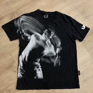 UFC Ultimate Fighting Championship Fighter T-Shirt Black Men’s Medium M MMA Tee